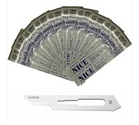 10 x NICE No.15 Sterile Carbon Steel CS15 Surgical Blades