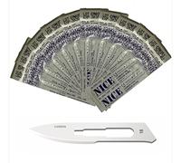 10 x NICE No.18 Sterile Carbon Steel CS18 Surgical Blades