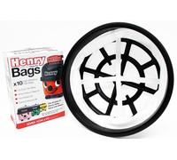 10 X Numatic NVM-1CH Henry Hoover Bags + Replacement Cloth Filter num907075 3384