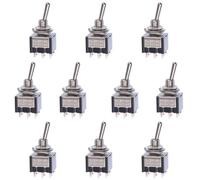 10 x On/On Mini Toggle Switch DPDT 3A 250VAC Hobby Model Railway DIY