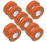 10 x Orange Electrical PVC Insulation/Insulating Tape 19mm x 20m - Flame Retardant