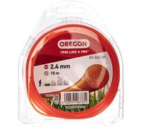 Oregon String Trimmer Line, Replacement Nylon Strimmer Wire for Grass Trimmers & Brushcutters, DIY & Gardening, Universal Fit, All Purpose, Round Cord, 2.4mm x 15m Spool, Orange (69-362-OR)