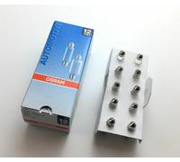 Osram 6413 258 SV5-8 Festoon Bulb 12 V 5 W (Box of 10), Silver