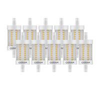 10 x Osram LED Bulb Rod 78mm Line 6.5W = 60W R7s Clear 806lm Warm White [EEK: E]