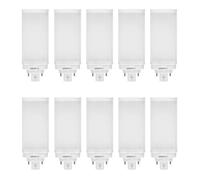 10 X Osram LED Dulux T/E 7W=18W GX24q-2 720lm 830 Warm White 3000K Hf&ac Mains [EEK: G]