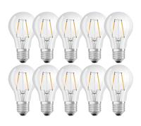 10 X Osram LED Filament Bulbs 2,2W=25W E27 Clear 250lm Warm 2700K Dimmable [EEK: E]