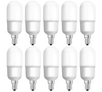 10 X Osram LED Tube Stick 9W = 75W E14 1050Lm Cool White 6500K Daylight [EEK: E]
