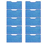 10 x Pack Steam Mop Replacement Pads, Reusable Mop Pads All-in-One Sanitizing Mop Pads Washable Pad for Shark Vac Mop VM252 VM251 VM200 VC205 VM250 VM200 VM200C VM190 VM250 Series(Blue)