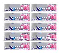10 x packs Exxtttra White Bubblemint Flavour Sugar Free Chewing Gum - Teeth Whitening Bubble Mint Chewing Gums Pellets for Fresh Breath and Oral Hygiene