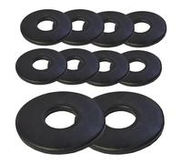 10 x Penny Washers Stainless Steel Black Galvanised Finish (M6 x 18mm)