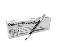 10 X Pentel LR10 Roller Refill for EnerGel Gel Pen 1.0mm Metal Tip Black Ink