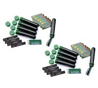 10 x Petling - Logbook - Pen complete set package Geocaching Cache hiding green 13 cm