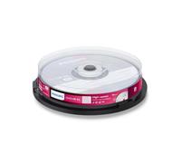 Philips DVD+R DL Blank Recordable Disc 8.5GB 240 Mins 8x Speed 10 Pack Spindle