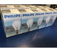 10 x PHILIPS Incandescent Lamp Standard A55 E27 40W Clear Bulb DIMMABLE NEW