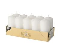 10 x Pillar Candle Large Pack Candles Table Church Candles Xmas Gift
