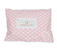 10 x Pink Printed Polka Dot Polythene Mailing Bags - 250mm x 350mm 10" x 14" - Post Plastic Polybag Poly Strong Self Seal