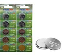 10 x PoundMax 2430 CR2430 DL2430 3V Lithium Coin Cell Batteries