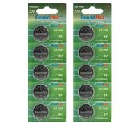 10 x PoundMax 2450 CR2450 DL2450 3V Lithium Coin Cell Batteries