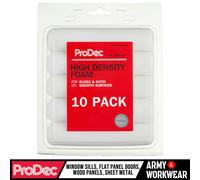 10 x ProDec 6" Inch High Density Foam Mini Paint Roller Refills Gloss/Satin