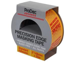 10 x ProDec Precision Sharp Edge Masking Tape 50 Metre Eliminate Bleed Hi Viz 2"