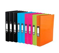 10 x Pukka A4 Glossy 2-Ring Binder Files School Work Office 40mm Spine File Organiser (Assorted)