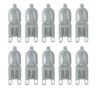 10 x Radium Halogen Pin Base Lamp 35W G9 Clear 460lm Warm White 2800K Dimmable [EEK: G]