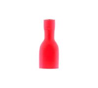 10 x Red Insulated Female Clip Terminals 6.3mm