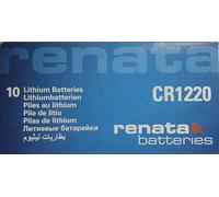 10 x Renata 1220 Swiss Made Lithium Coin Cell Battery