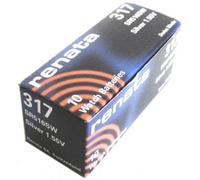 10 x RENATA watch button cell batteries 317 (SR516SW) New