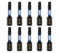 10 x Rennie Tools 32mm Long T27 TX27 Impact Screwdriver Driver Bits Set