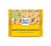 10 X Ritter Sport White Whole Hazelnuts 100gm (Box)