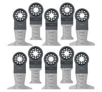 10 x SabreCut SCFNK10 Mix Bimetal (BIM) Long Life Multi Tool Blades Compatible with Bosch Fein Starlock/Starlock Plus and Starlock Max Multi Tool Fitting System and Accessories