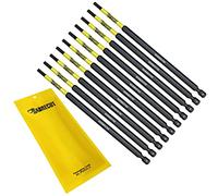 10 x SabreCut SCRH3152_10 152mm H3 Hex Magnetic Impact Screwdriver Driver Bits Set Single Ended Heavy Duty