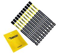 10 x SabreCut SCRH689_10 89mm H6 Hex Magnetic Impact Screwdriver Driver Bits Set Single Ended Heavy Duty