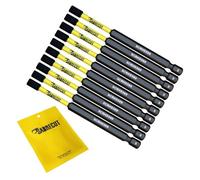 10 x SabreCut SCRHS589_10 89mm Hex (H5) Tamper Proof Security Magnetic Impact Screwdriver Driver Bits Set Single Ended Heavy Duty