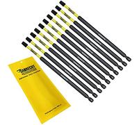 10 x SabreCut SCRSQ3152_10 152mm SQ3 Square Magnetic Impact Screwdriver Driver Bits Set Single Ended Heavy Duty
