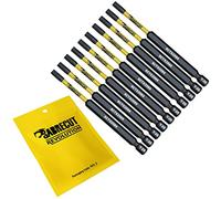 10 x SabreCut SCTX2589_10 89mm T25 TX25 Magnetic Impact Screwdriver Driver Bits Set Torx Heavy Duty