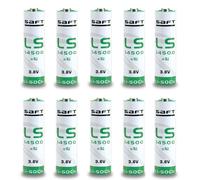10 x Saft Lithium Battery LS 14500 - AA - 3.6V - Pack of 10