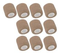10 X Self Adhesive Cohesive Wrap Bandages Strong Elastic First Aid Tape Skin Color for Wrist Ankle Sport 4.5mx5cm (Skin Color)