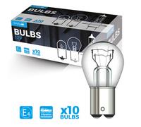 10 X Simply 566 Brake Stop Tail Fog Light Car Bulbs 12V 21/4W Baz15D Off Set Pin