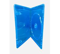 10 x Slim 6mm Single Blu-ray Disc Cases with Booklet Clips and Outer Sleeve - Holds 1 CD, DVD, or Blu-ray Disc - Pack of 10