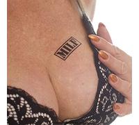 10 x Small Stemp Milf Tattoo Lettering in Black - Sexy Kinky Tattoo (10)