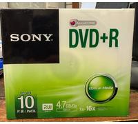 10 x Sony DVD-R 120min 4.7GB / DVD Recordable NEW AND SEALED