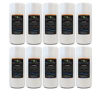 10 x SP10BB05 - FilterLogic 10” Big Blue Spun Poly 5 Micron Sediment Water Filter fits Standard housings - Whole House Filters, Reverse Osmosis Systems & Aquarium Filters,Removes:Sediment