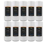 10 x SP10BB20 - FilterLogic 10” Big Blue Spun Poly 20 Micron Sediment Water Filter fits Standard housings - Whole House Filters, Reverse Osmosis Systems & Aquarium Filters,Removes:Sediment