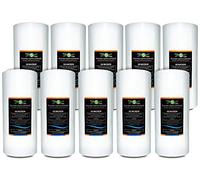 10 x SP10BB50 - FilterLogic 10” Big Blue Spun Poly 50 Micron Sediment Water Filter fits Standard housings - Whole House Filters, Reverse Osmosis Systems and Aquarium Filters,Removes:Sediment, Rust
