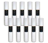 10 x SP20BB05 - FilterLogic 20” Big Blue Spun Poly 5 Micron Sediment Water Filter fits standard housings for industrial,pre-filtration for UV,window cleaning systems & aquarium/RO use,Removes:Sediment