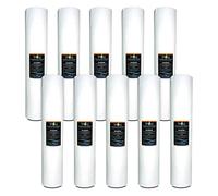 10 x SP20BB50 - FilterLogic 20” Big Blue Spun Poly 50 Micron Sediment Water Filter fits Standard housings for Industrial, pre-Filtration/UV, Window Cleaning Systems & Aquarium/RO use,Removes:Sediment