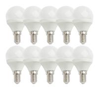 10 x Spectrum LED Drop G45 6W = 40W E14 Matte 540lm 840 Neutral White 4000K