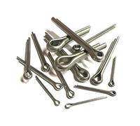 10 x Split Cotter Pins Metric 1.6 x 25mm, Retaining Fixings